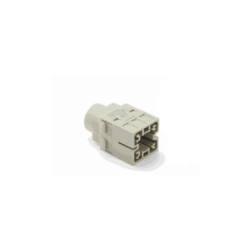 Insert HM modulaire, Raccordement à Sertir, femelle, 1 pin, 300A, Polycarbonate 